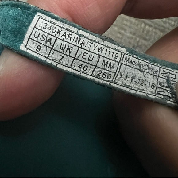 Vionic Women's Karina 9 Teal Snake Arch Support Comfort Thong Sandal Flip Flops - Picture 7 of 8